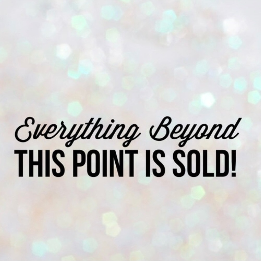 ✨ EVERYTHING HAS SOLD ✨